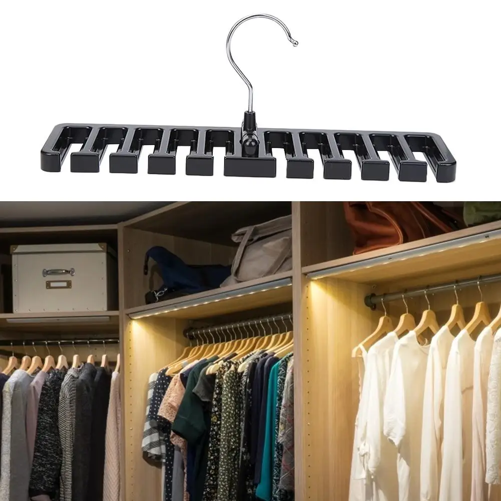 

Plastic Tie Waistband Scarf Storage Rack Closet Multifunctional Wardrobe Organizer Hanger Shelf 30.5*12.3*7.5cm