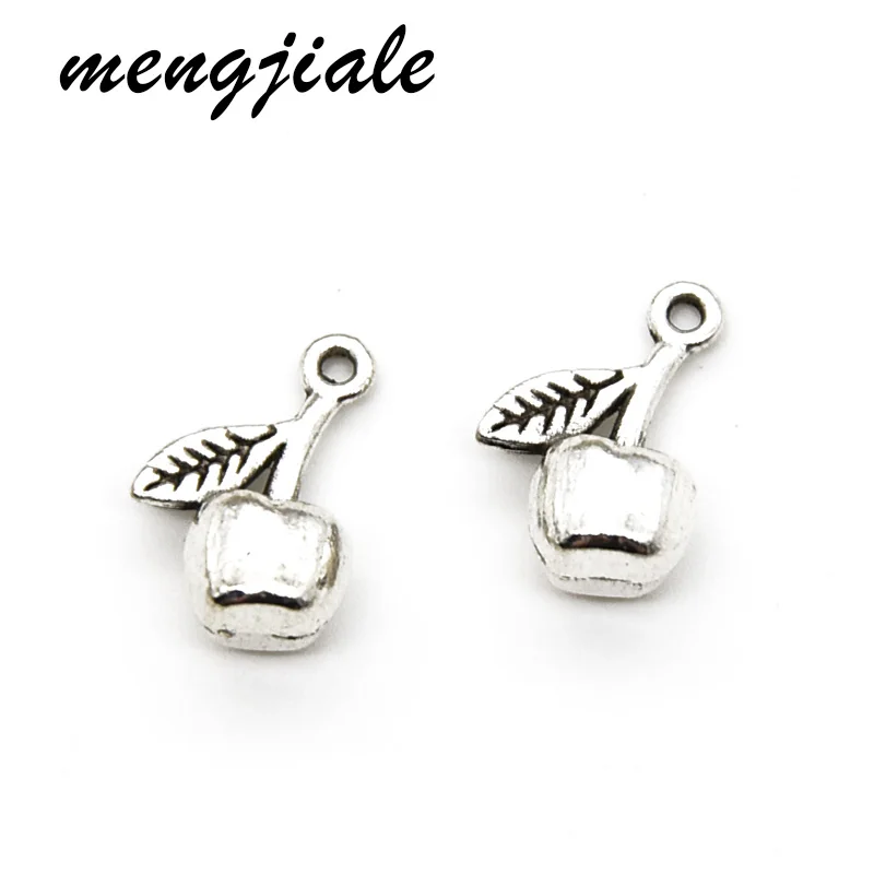 

14Pcs Hot Sell Vintage Metal Apple Fruit Charms Pendant For Jewelry Making DIY Handmade Craft