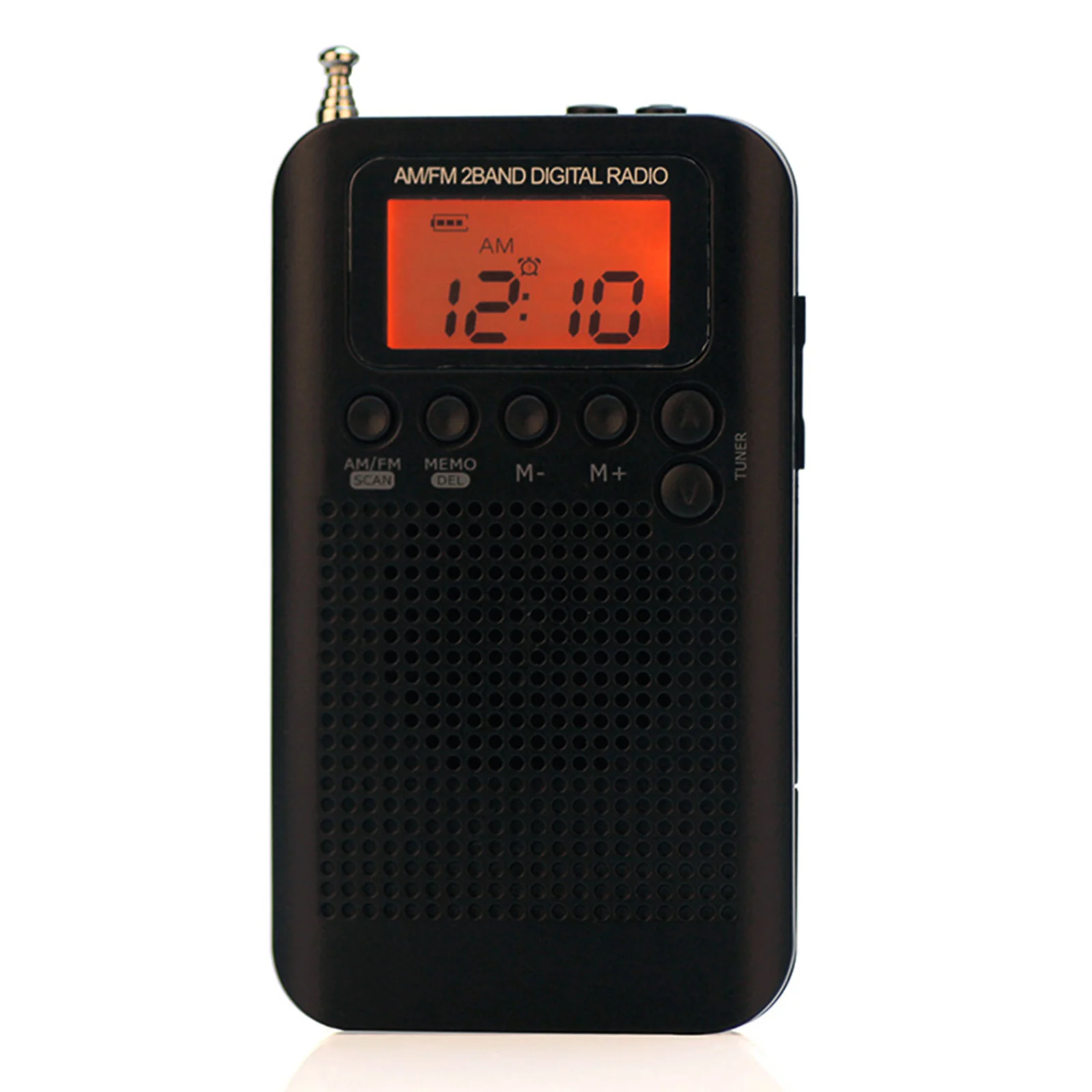 HRD 104 Портативный AM/ FM стерео радио Карманный 2 полосный Цифровая настройка мини