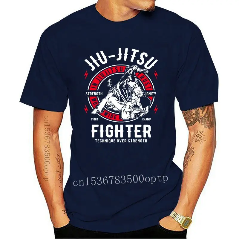 

В джиу-джитсу мы доверяем, боевые искусства, боевой боец для взрослых 2020, новый модный дизайн, Мужская брендовая Модная хлопковая Футболка с ...
