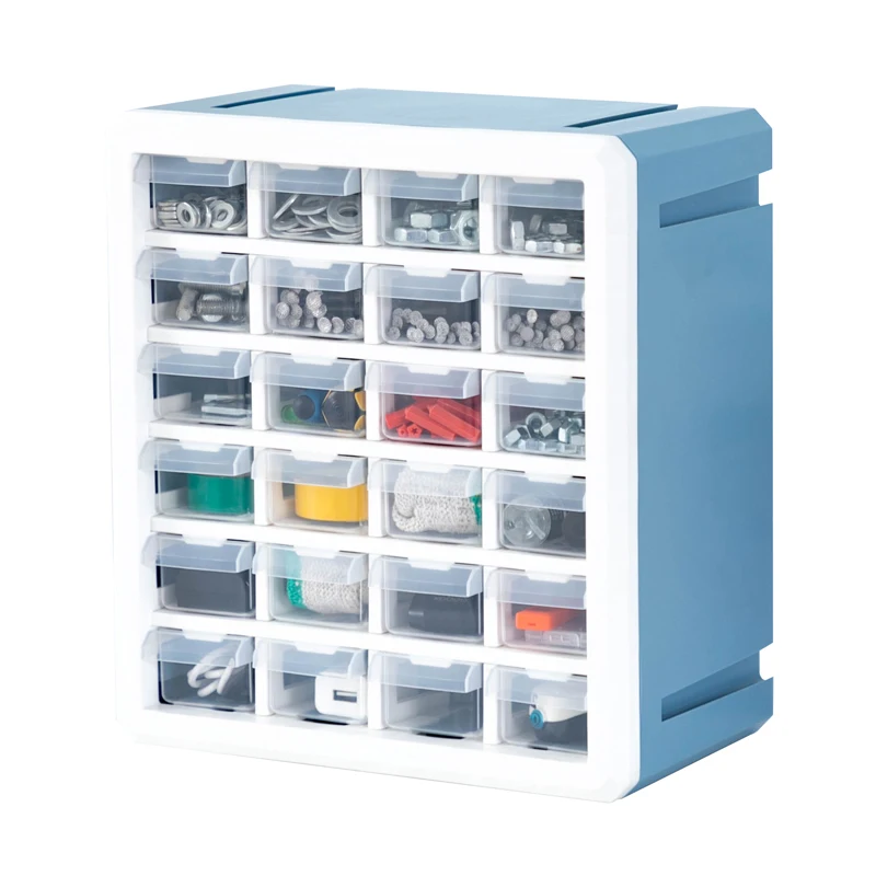 Ящик для хранения с несколькими отделениями пылезащитный Настольный органайзер