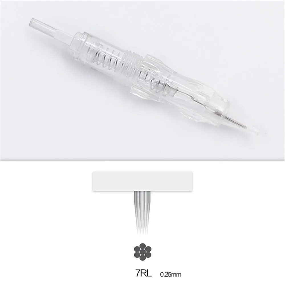 

Biomaser 10PCS Revolution Tattoo Needle Permanent Makeup Cartridge Needles For Tattoo Machine Kit Eyebrow Needle 1R,2R,3R,5R