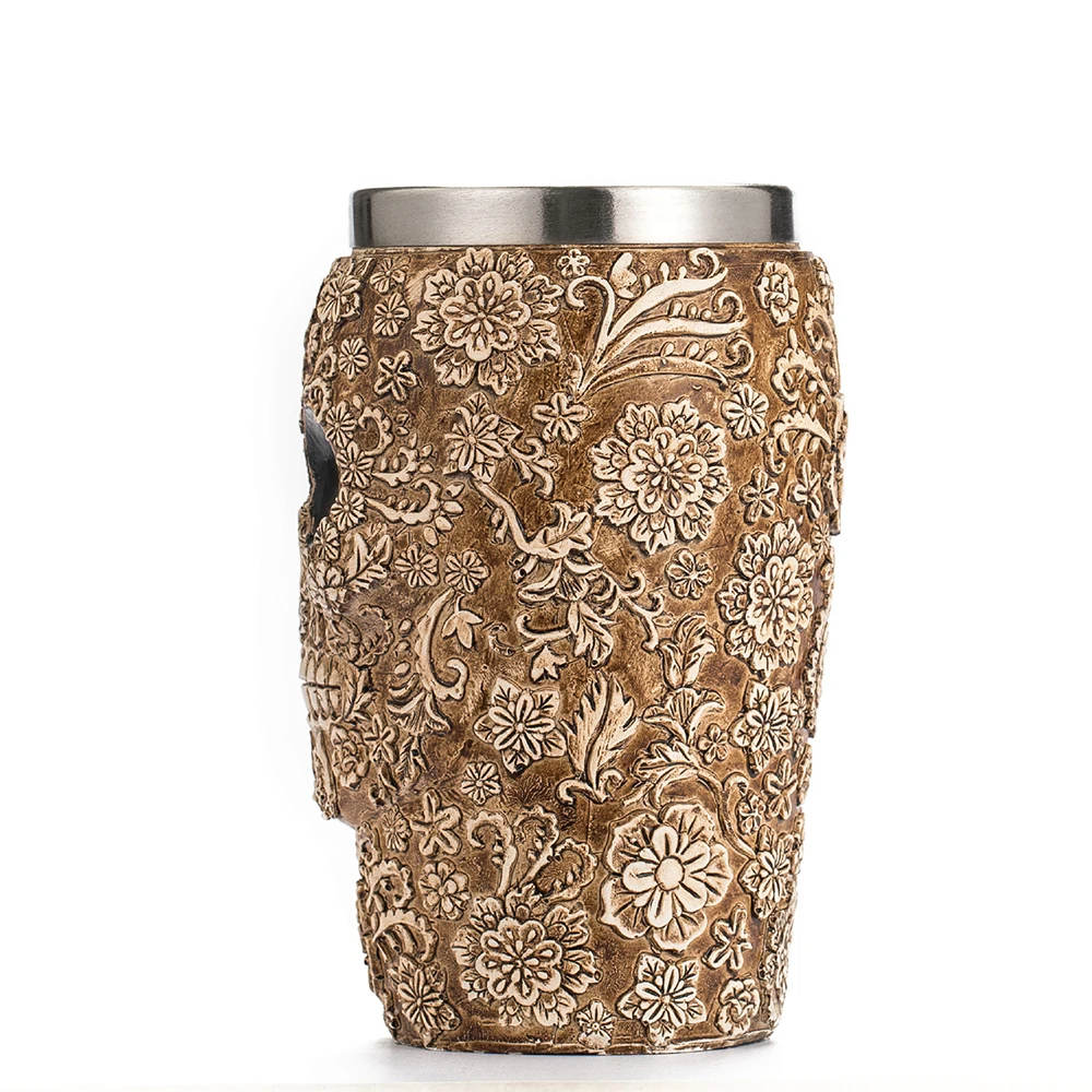 Пивная кружка с рисунком черепа Shofar объемной головой призрака для кофе Хэллоуина