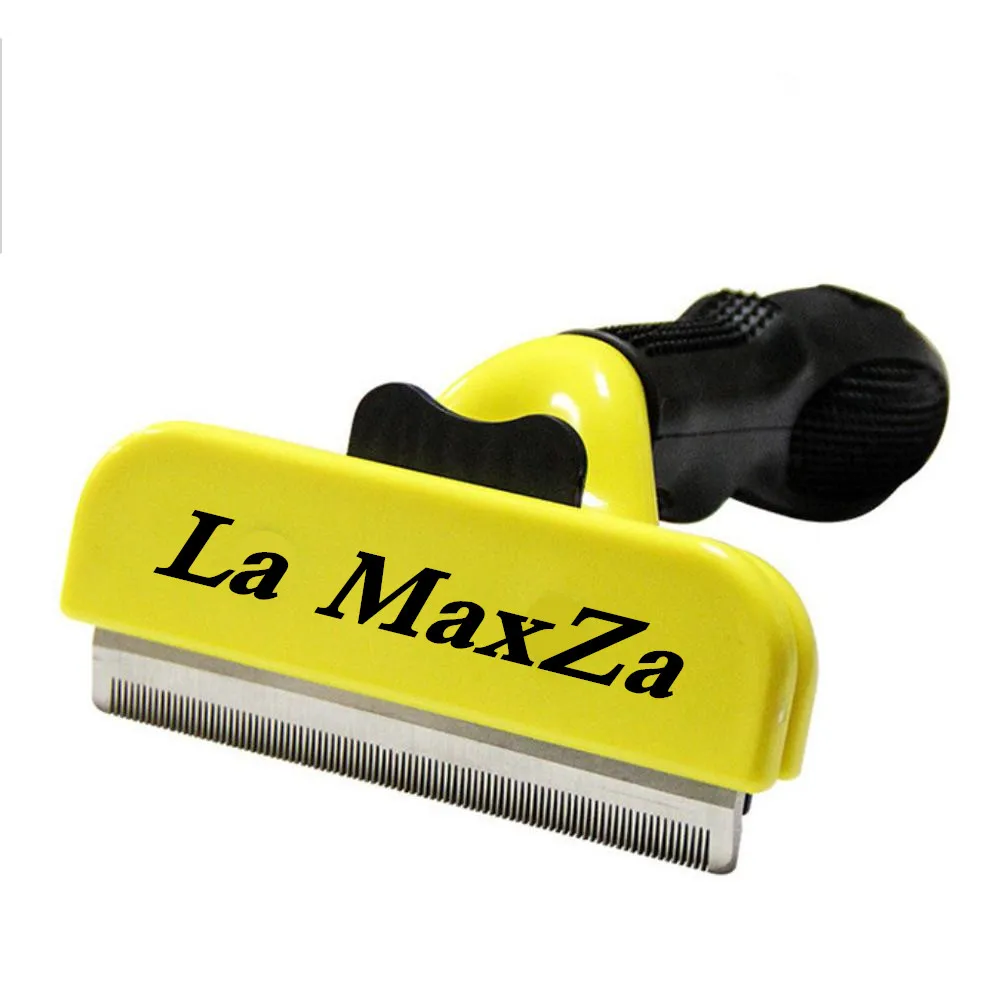 Собака гребень Нержавеющая сталь искуственный мех очистки щетка для удаления