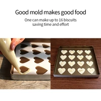 acrylic geometric patterns chocolate cake cookie biscuit mold chip crisp mold baking mat fondant cake decorating tool