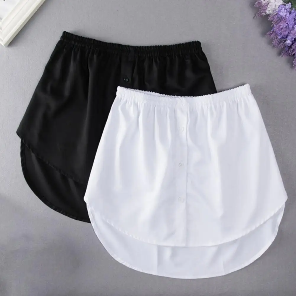 

Women Underskirt Skirt 2021 Splitting Adjustable Spring Autumn Irregular Pure Color Underskirt for Daily Wear