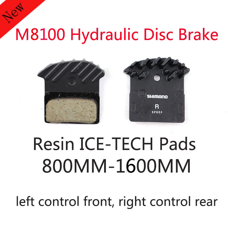 m8100 800-1600 ICE SHIMANO DEORE XT M8000 M8100 M8120 тормоз Горный велосипед гидравлический дисковый тормоз MTB ICE-TECH левый и правый 800 мм-1500 мм-1600 мм - Цвет: m8100 800-1600 ICE