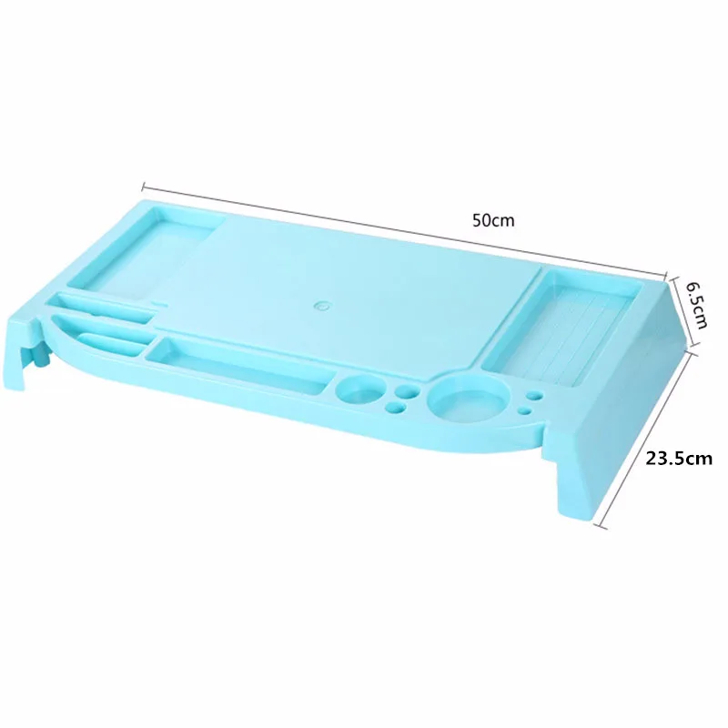 Пластиковая стойка для клавиатуры настольного монитора Офисная с органайзером