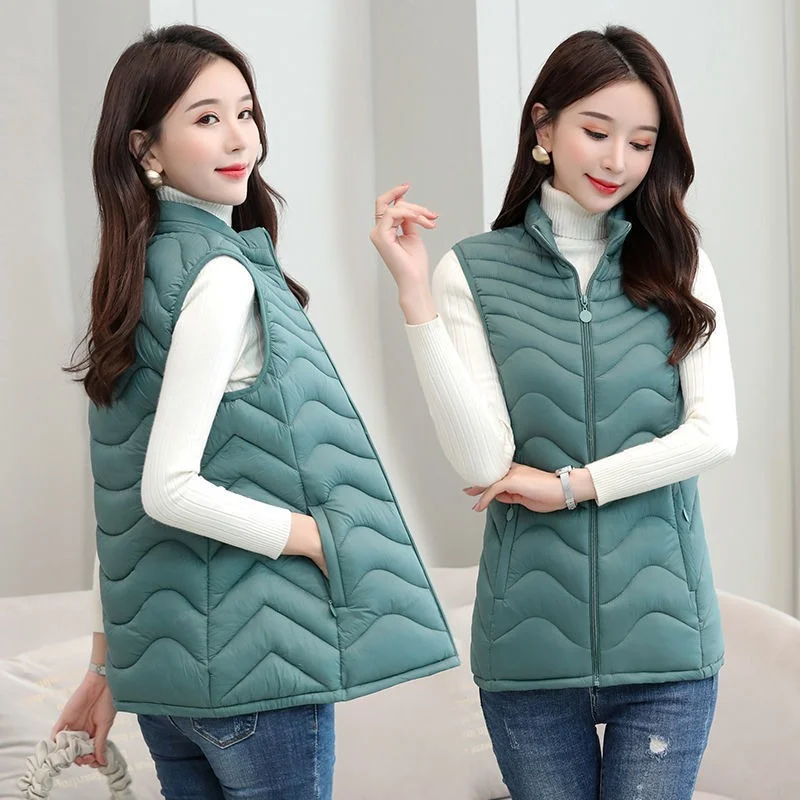 

Winter Coat Women Thick Warm Vest Plus Size 5XL Cotton Jacket Female Women Padded Wadded Feminina Chalecos Gilet Femme Y364