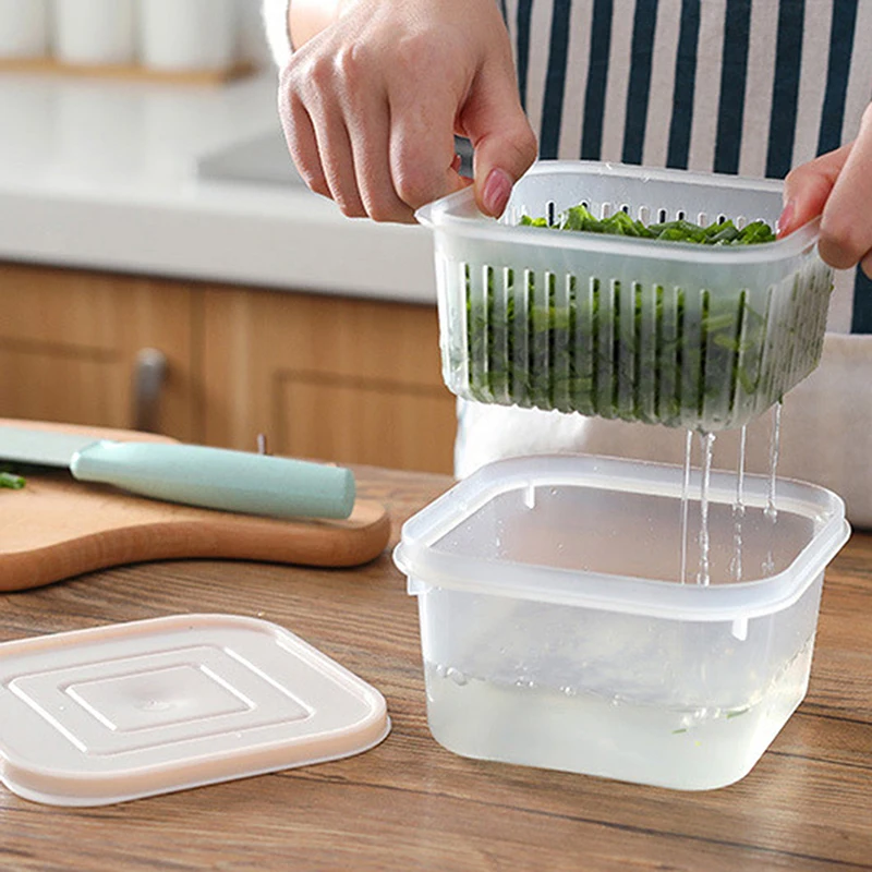 Кухонный Контейнер для хранения в холодильнике контейнер сохранения свежести