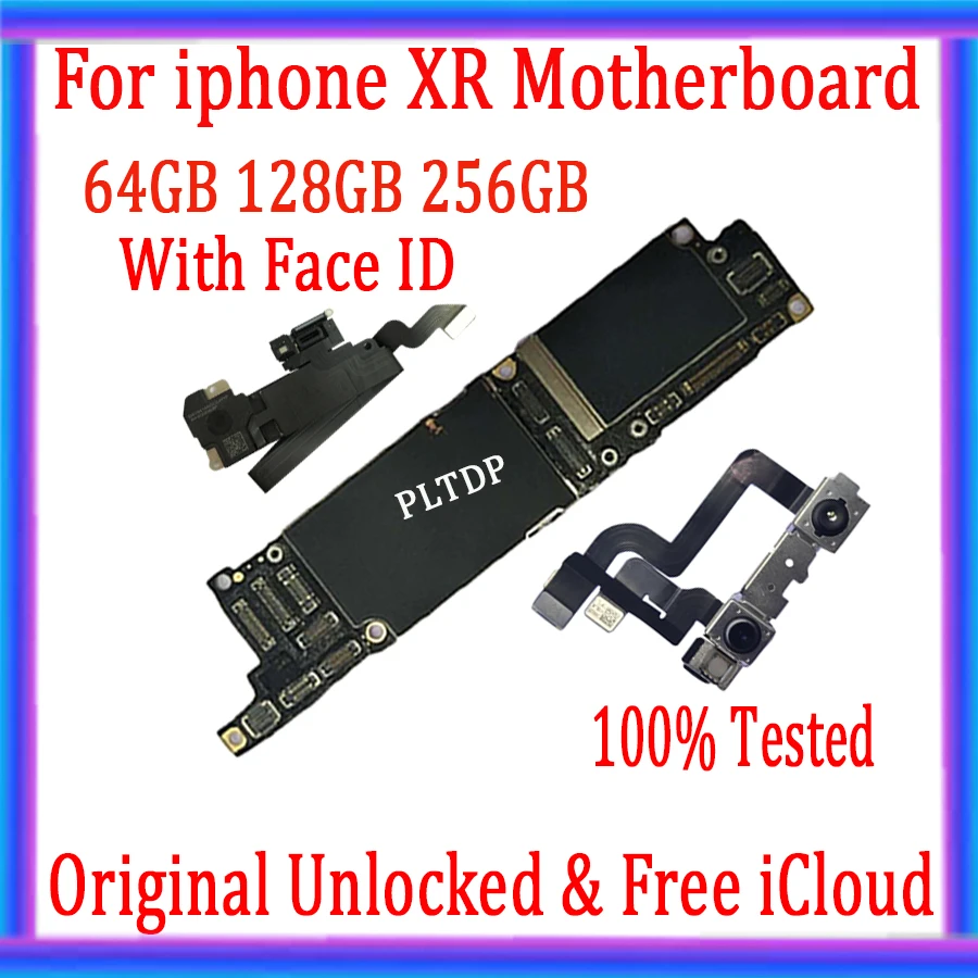 Материнская плата для iPhone XR 100% оригинальная разблокированная с/без