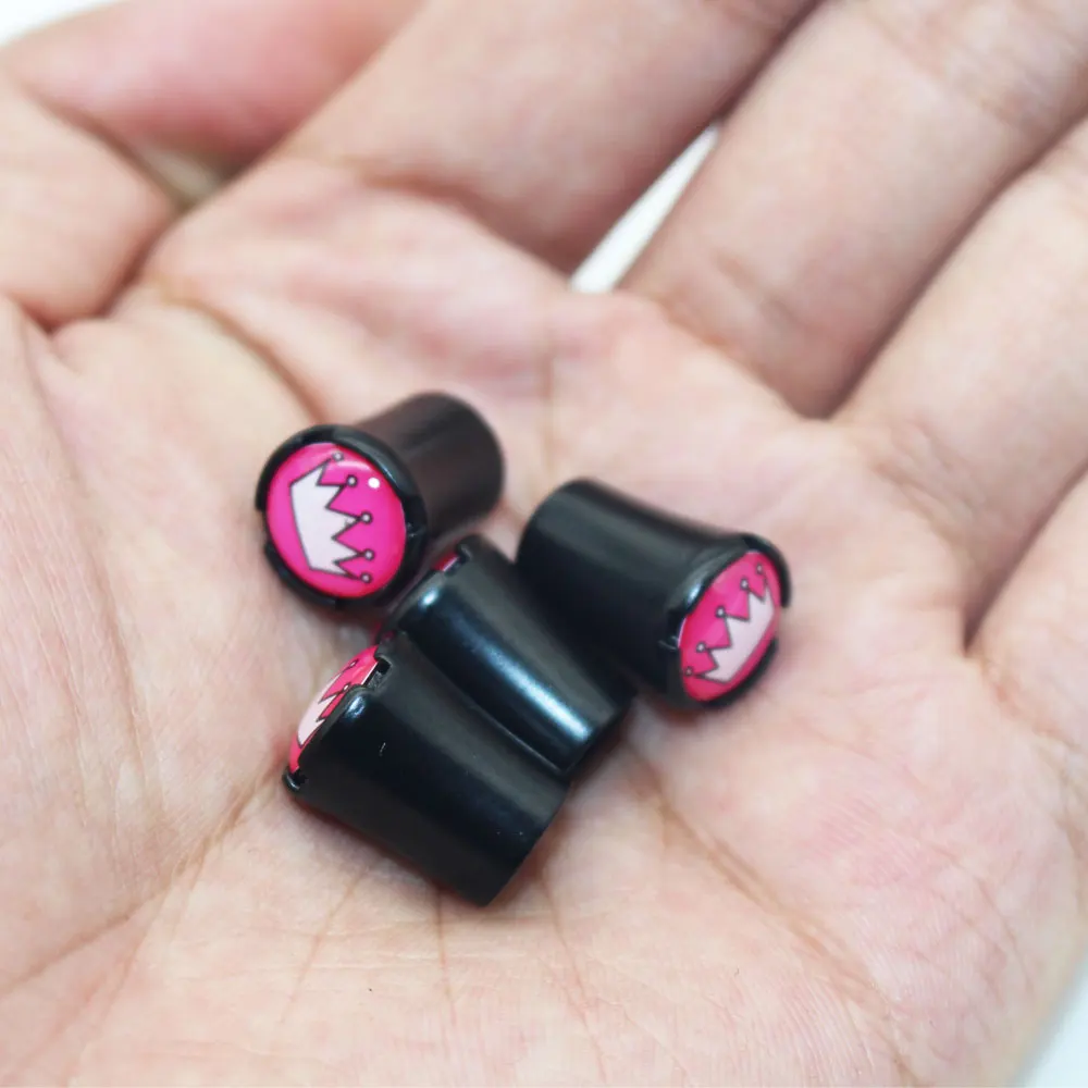 4 шт./компл. цинковый сплав розовая Корона Стиль крышка на стержень клапана шины