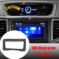 abs wood grain for honda cr v crv accessories 2012 2016 car central control frame decoration cover trim sticker car styling 1pcs