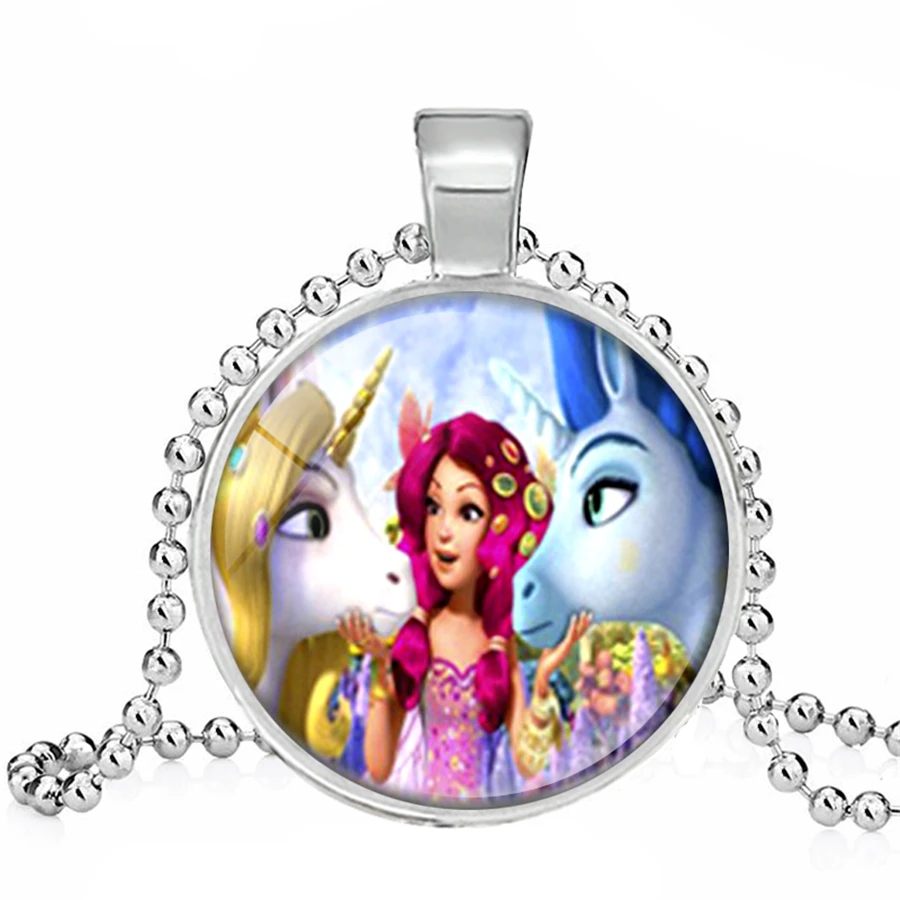 Модное ожерелье из мультфильма Миа и я сказочное аниме Пегас косплей Йо кулоны на