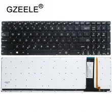 laptop accessories Laptop keyboard for ASUS N56 N56V U500VZ N76 R500V R505 N550 N750 Q550 with backlit US keyboard