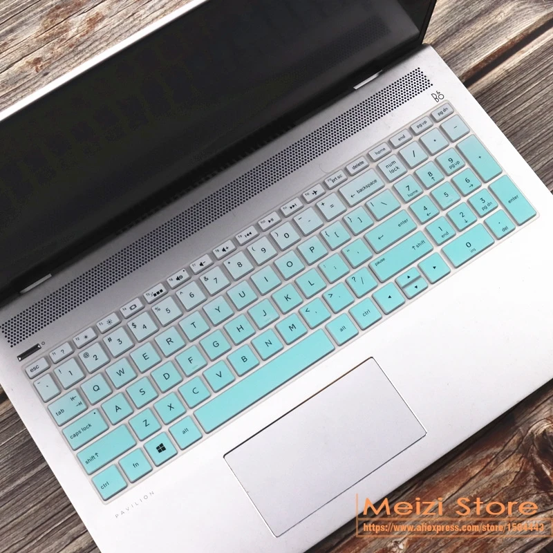 

Silicone Laptop Keyboard Cover Skin Protector Guard For HP Envy x360 with AMD Ryzen 5 2700U 2500U 15-bq101na 15 15.6 inch