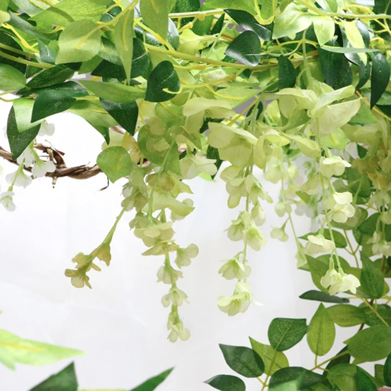 Вистерия цветок лоза Бобы Цветок Дерево Сделай Сам Свадьба домашний сад Декор