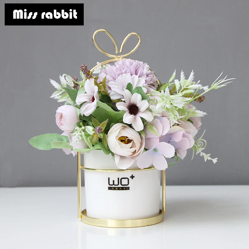 Гортензия цветы искусственный букет шелковые цветущие искусственные пионы