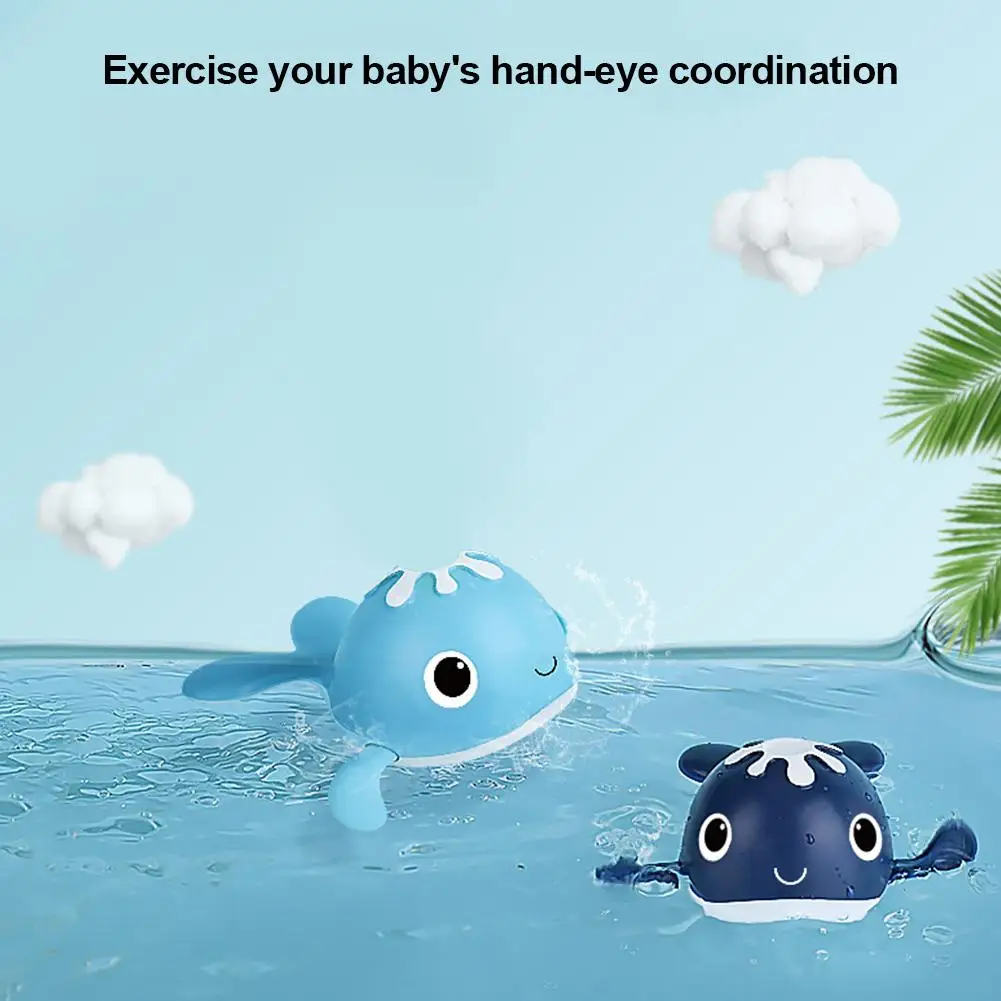 Новая Милая мультяшная игрушка для водного душа с Китом Плавающие Игрушки ванны