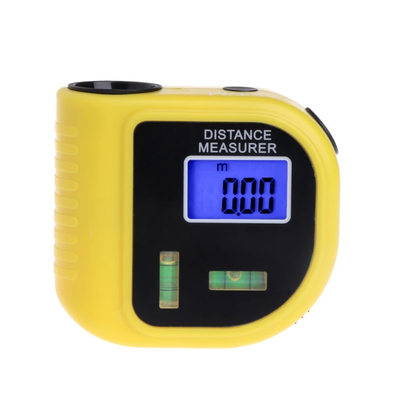 CP-3010 18M Mini Ultrasonic Digital Tape Measure Laser Range Finder Distance Meter &amp Pointer Rangefinder Level Tool63HF | Инструменты