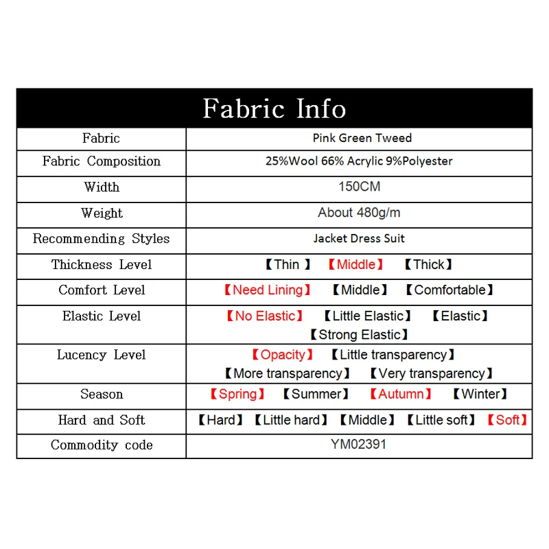 Французский твидовый осенний пиджак и платье розового зеленого цвета материалы