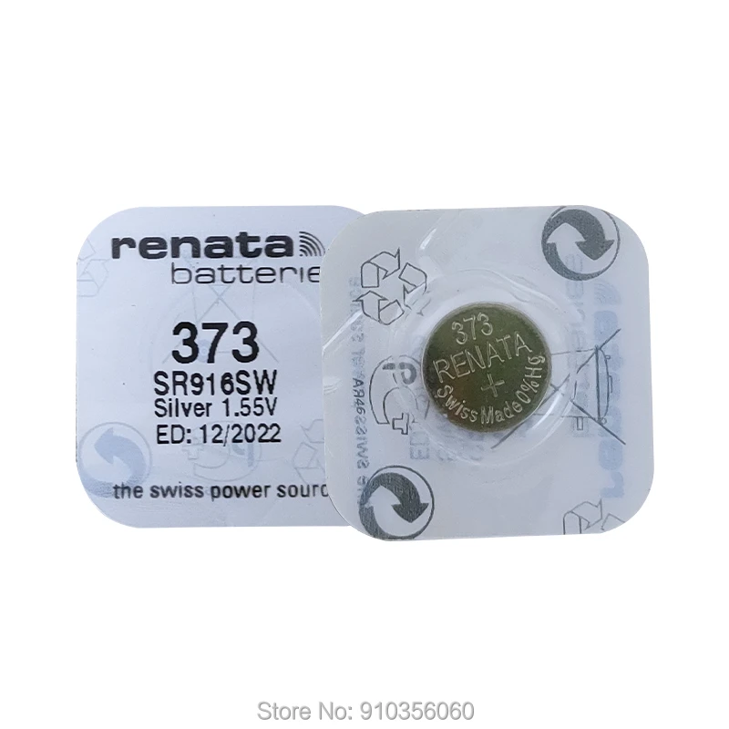 3 шт./лот новый бренд Renata долговечный 373 SR916SW 916 LR916 SR68 батарейный блок для часов