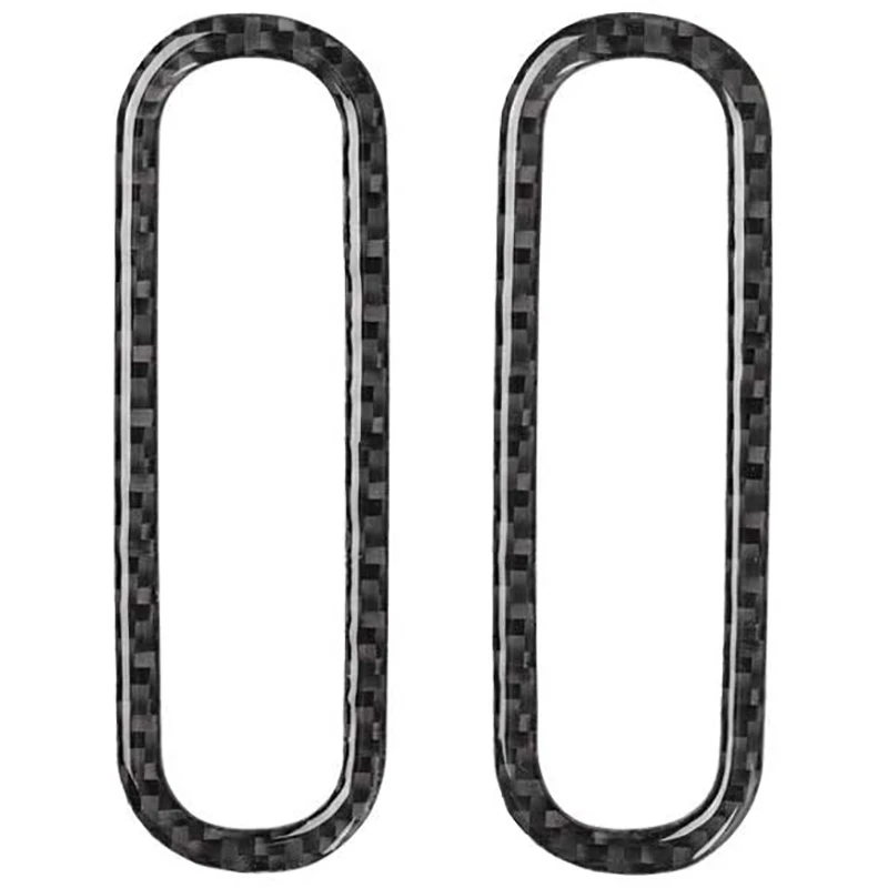 Наклейка на дверную ручку автомобиля из углеродного волокна для Ford Mustang 2009