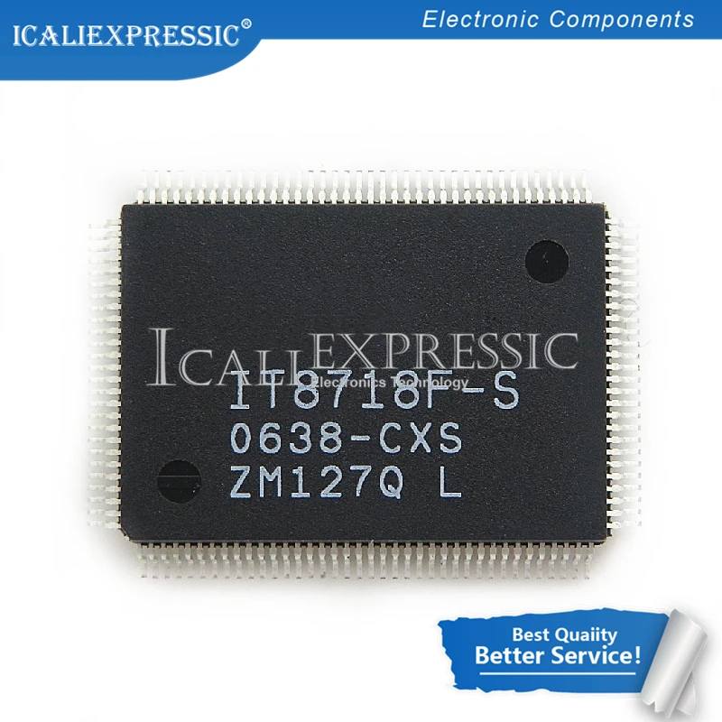 5 шт. 100% новый IT8718F-S IT8718F-A IT8718F S LXS HXS CXS EXA GXS EXS QFP-128 чипсет | Электронные компоненты и