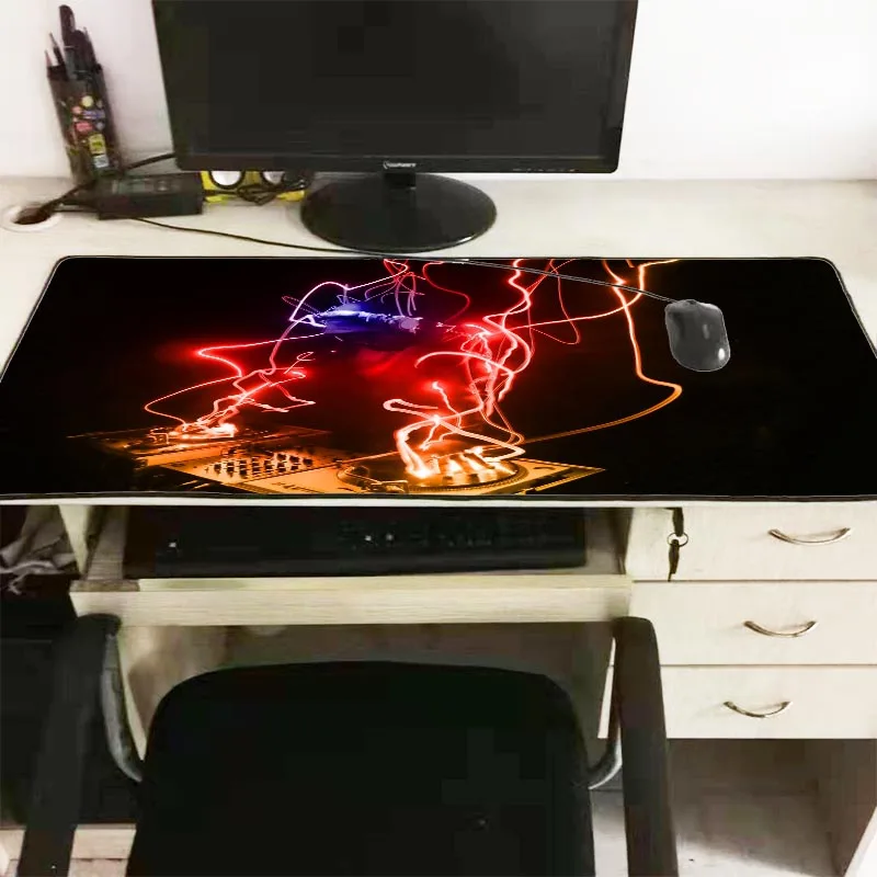 Mairuige DJ Party 90X40CM Rubber Mouse Pad Large Locking Edge Mat Desk Mats Big Mousepads Gaming Rug XL for Office | Компьютеры и офис