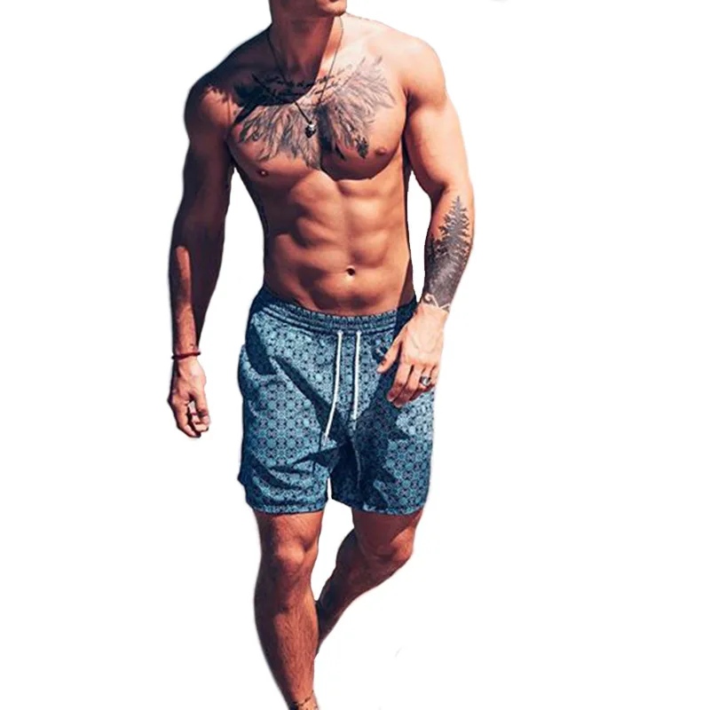Новинка 2020 пляжные шорты для серфинга плавания брюки с принтом | Мужская одежда