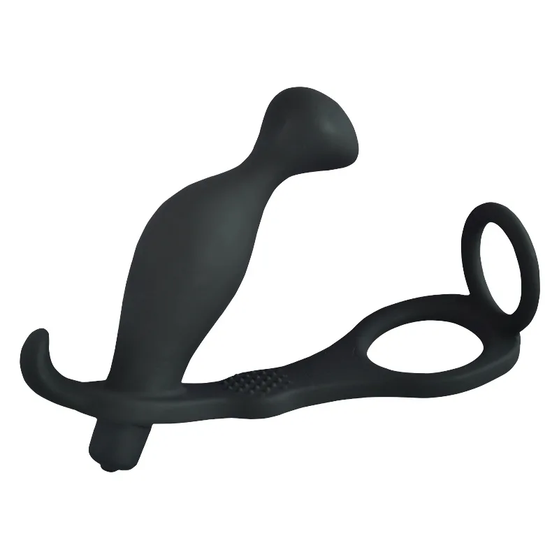 Вибратор со скоростью кольцо для пениса Анальная пробка секс-продукт массажер