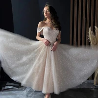 a line sequins prom dress off the shoulder party gown gradient prom dress robe de soiree special occasion gown 2021