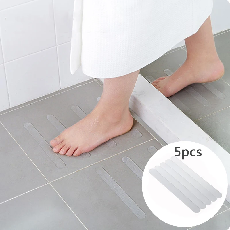 5/10 шт. Прозрачная Клейкая противоскользящая Стикеры Ванная комната пол ванной