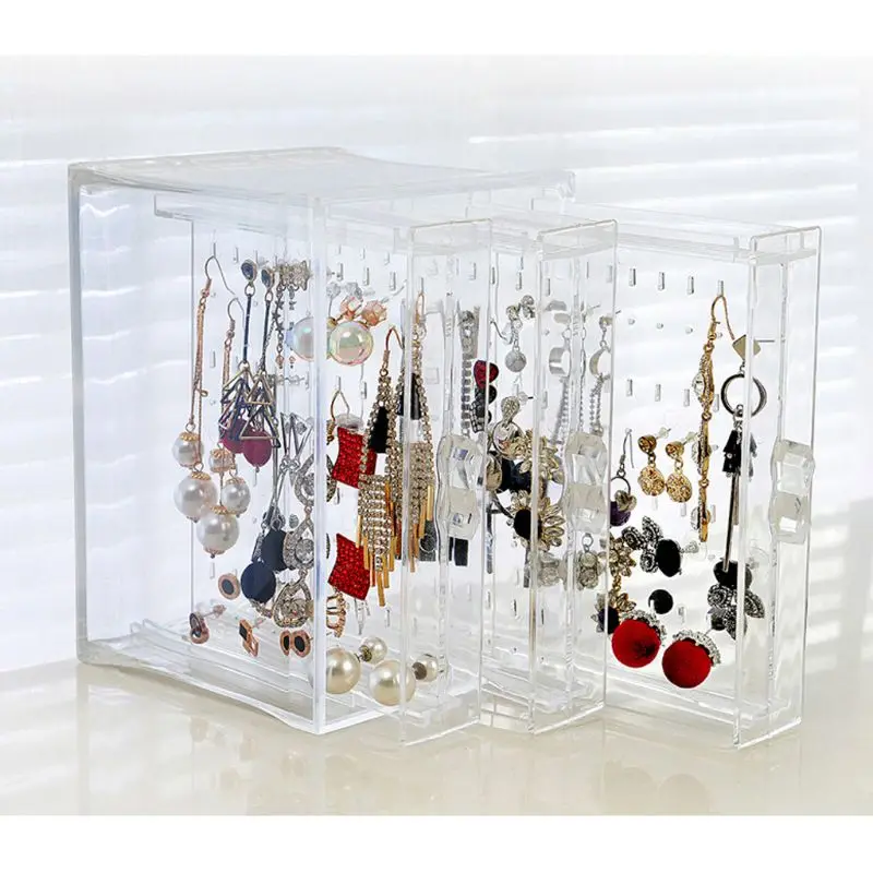 

Стойка-органайзер для серег, 200 отверстий, серьги-гвоздики колье