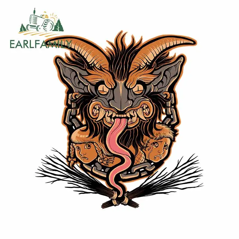 

EARLFAMILY 13 см японский монстр забавные автомобильные наклейки водостойкие авто наклейки 3D JDM багажник автомобиля окна JDM виниловая автомобильная пленка