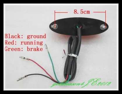 Красный светодиодный задний тормозсветильник для мотоцикла вездехода