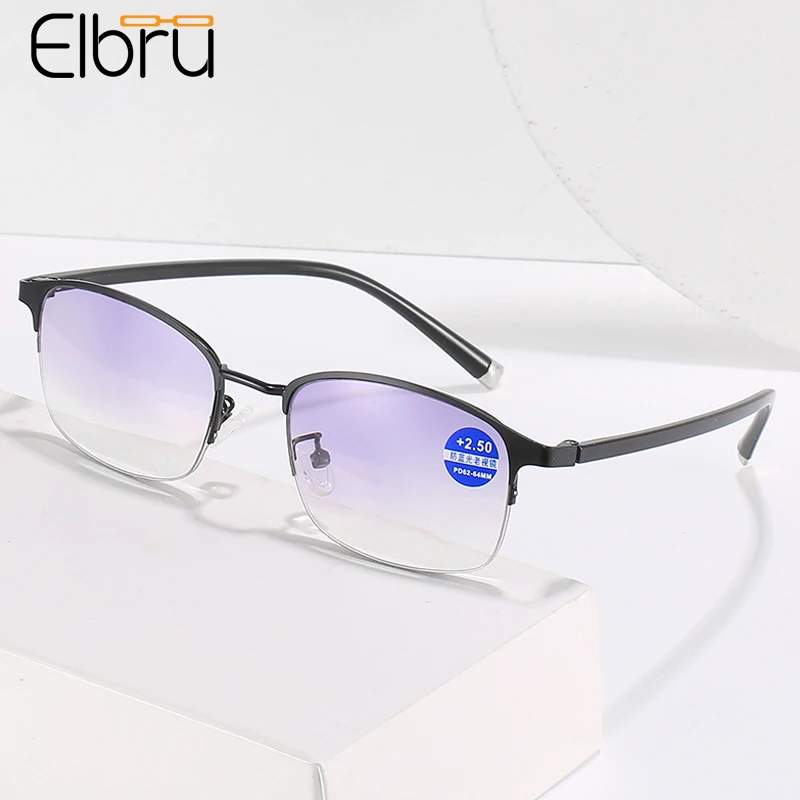 

Очки для чтения Elbru, унисекс, бифокальные, с прозрачными линзами, от + 1,0 до + 3,5