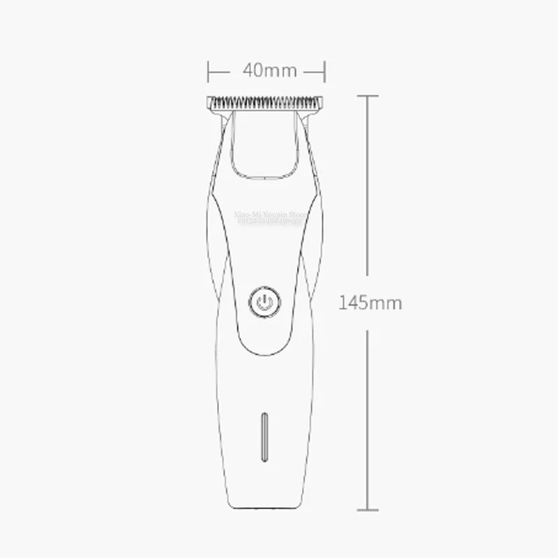 XIAOMI ENCHEN Hummingbird электрическая машинка для стрижки волос 10 Вт usb зарядка 110-240 в низкий уровень шума триммер для волос с 3 расческа для волос человек