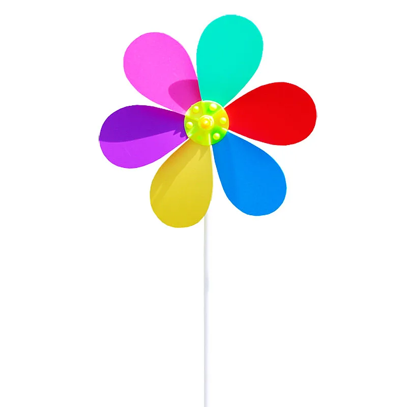 Новый красочный пластиковый цветочный Спиннер вертикальное колесо самосборка