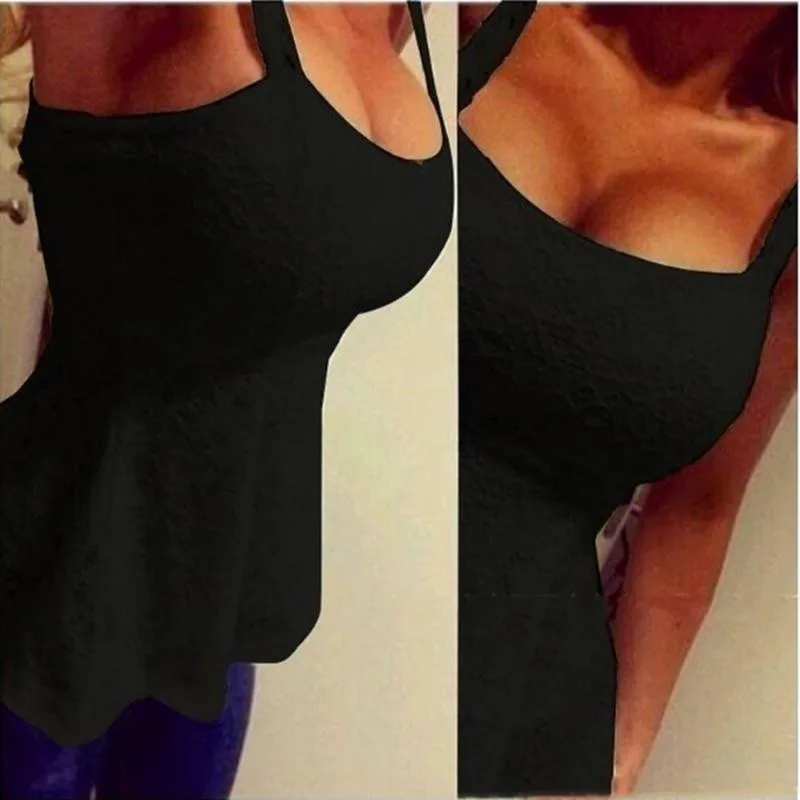 Сексуальная майка на молнии сзади с вырезом сердечком кружевная женская летняя