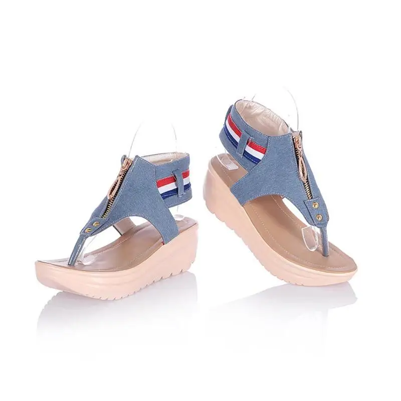 Женская обувь на танкетке Женские летние туфли высоком каблуке сандалии