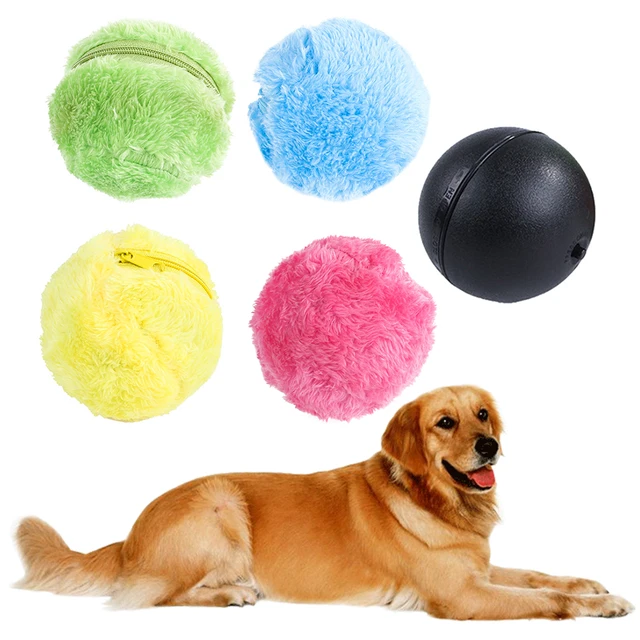 5-15pcs Battery Powered Pet Electric Magic Roller Toy Ball Automatic Dog Cat Interactive Funny Floor Clean Products Fun toys 2