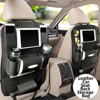 vehicle car back seat multi pockets storage bag pouch holder backseat organizer automobiles stowing tidying