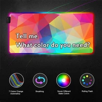 black and white mouse pad gamer pink mouse mat simple gaming led lights mousepad rgb pc computer accessories table pad large mat
