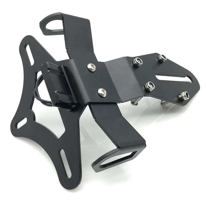 

Motorcycle Rear License Plate Holder Bracket with Light for Kawasaki ZX-10R 2016-2020 Frame Tail Tidy Fender Eliminator