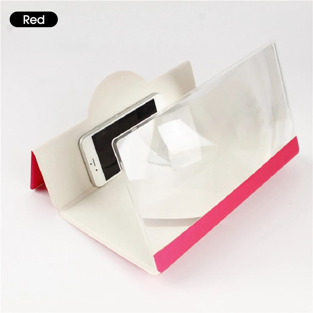 

12'' Phone Screen Magnifier Foldable 3D Smartphones Screen Amplifier Anti-radiation Screen Enlarger for Movies and Videos