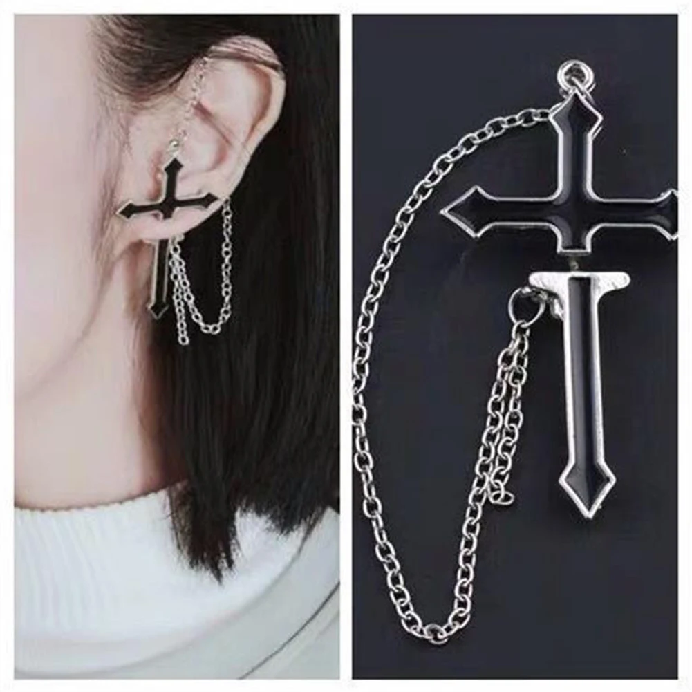 1 шт. женские промышленные серьги цепочки ювелирные изделия Для Пирсинга Ушей