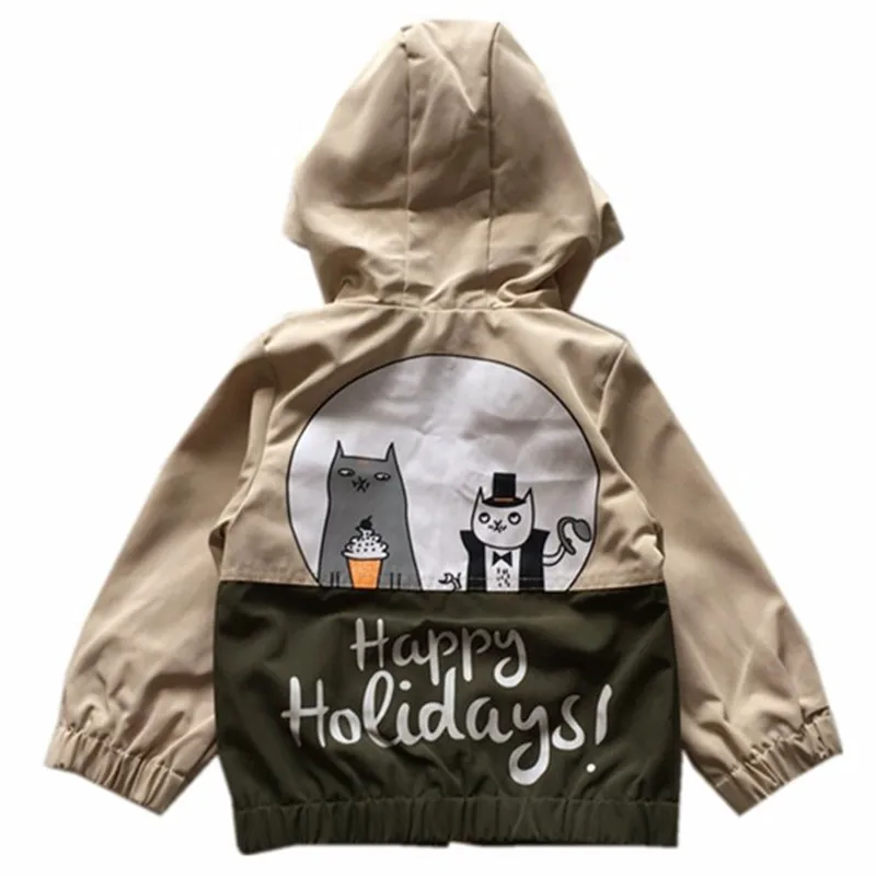 Куртка детская хлопковая на осень/зиму контрастных цветов | Детская одежда и