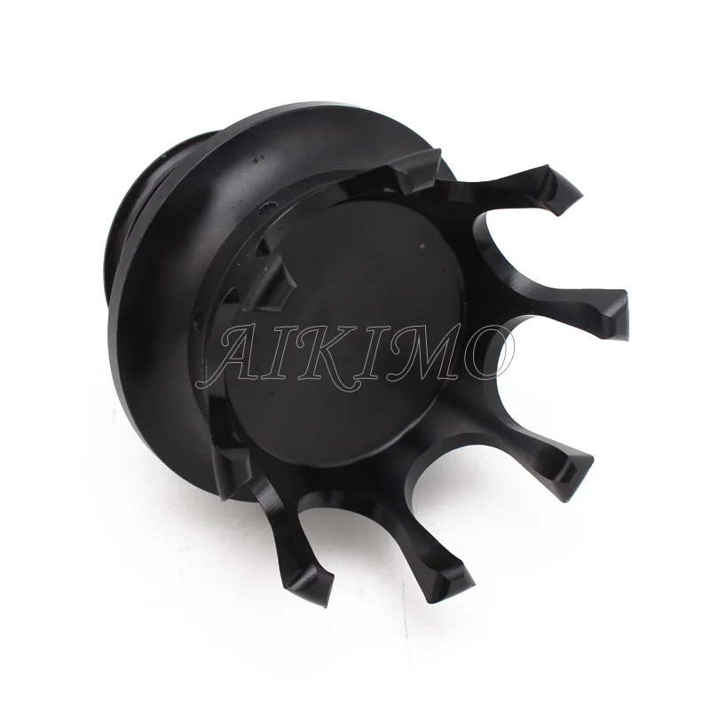 Мотоциклетная газовая крышка с черной алюминиевой короной вентилированная