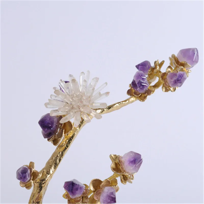

New Style Chinese Style Stereoscopic Crystal Flower Decoration Sample Houses Hotel Club Artwork Sculpture X5844